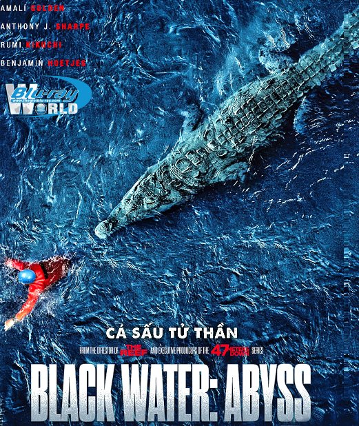 F2110. Black Water: Abyss 2020 - Cá Sấu Tử Thần 2D50G (DTS-HD MA 7.1) 